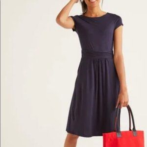 Boden Amelie Jersey Dress, Navy